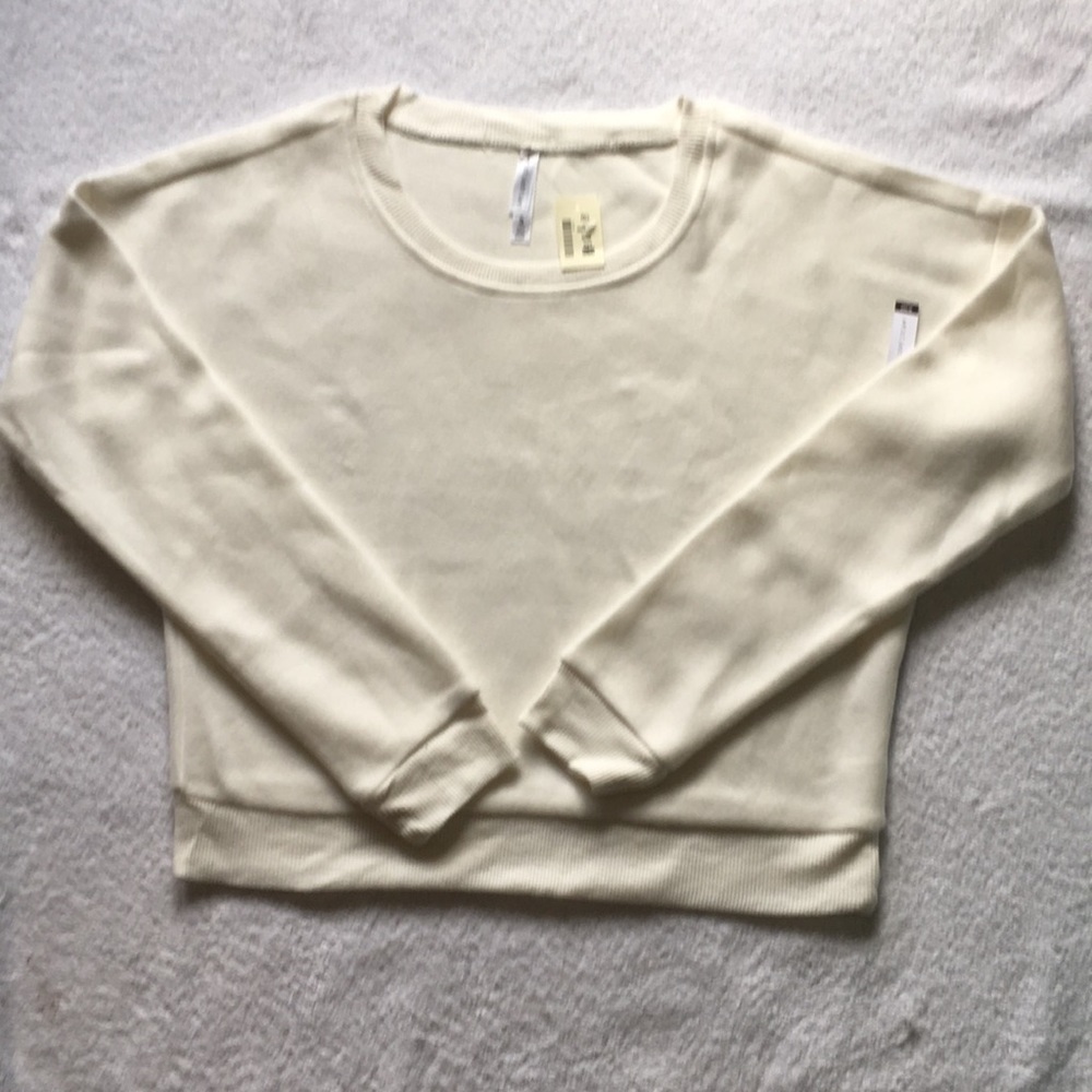 Aeropostale Women's Sleep Sweatshirt XL Cream